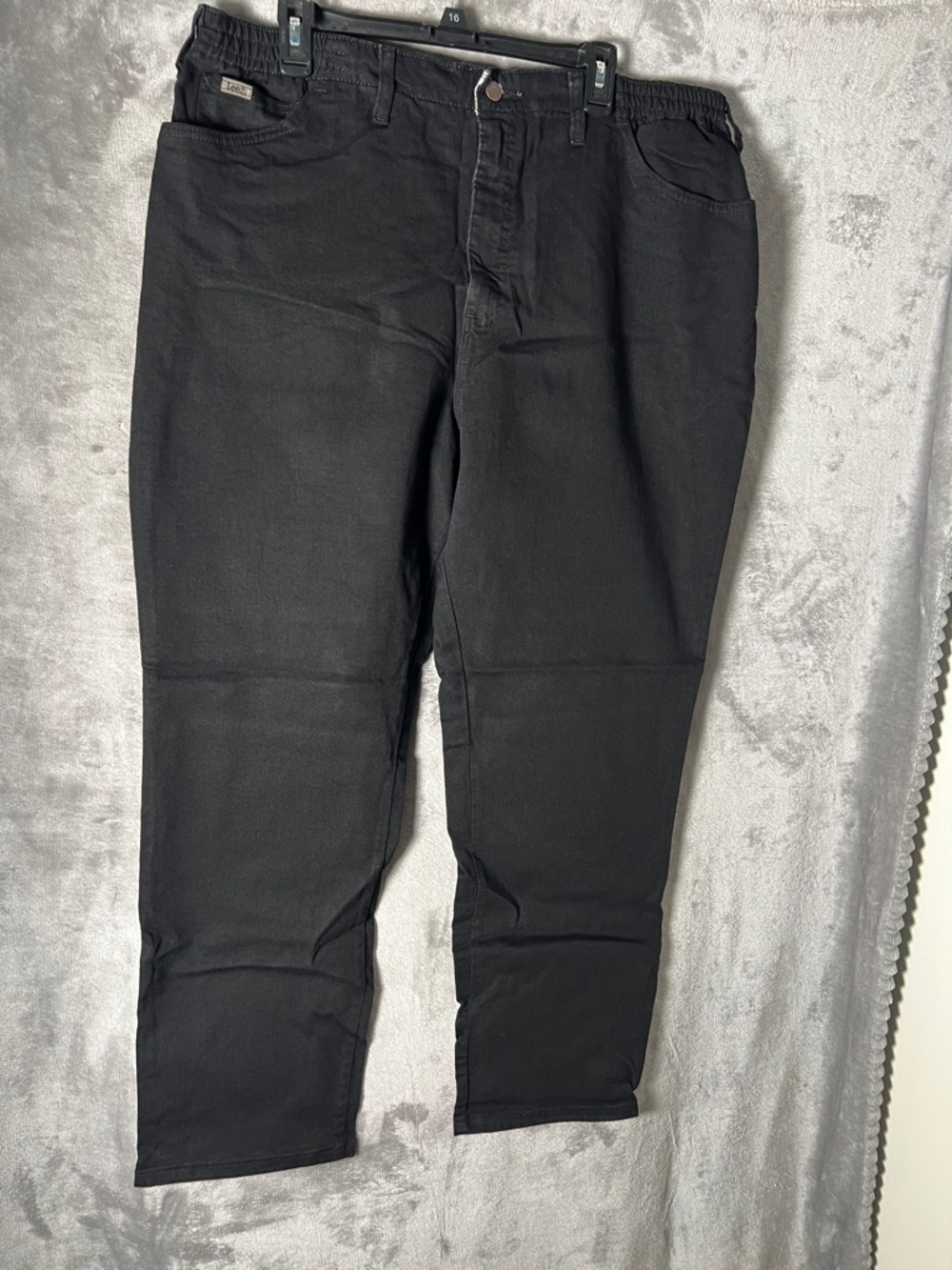 Lee Black Relaxed Fit Tapered Jeans